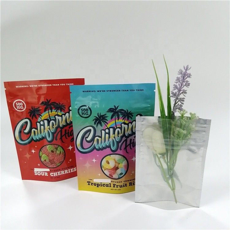 14g Digital Printed Gummies small stand up pouch Food Grade Plastic