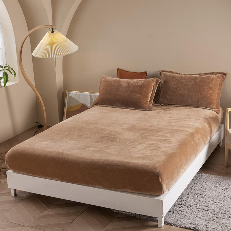 Customized Color 100% Cotton Sheets Bed Sheet Set for All-Season in Luxury Bedding