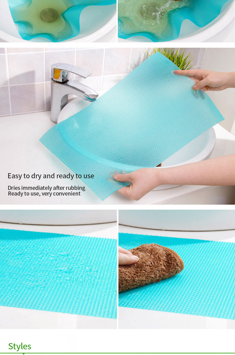 Hot Plastic Fridge Drawer Liner Coasters Shelf Liner for Table Decoration Accessories