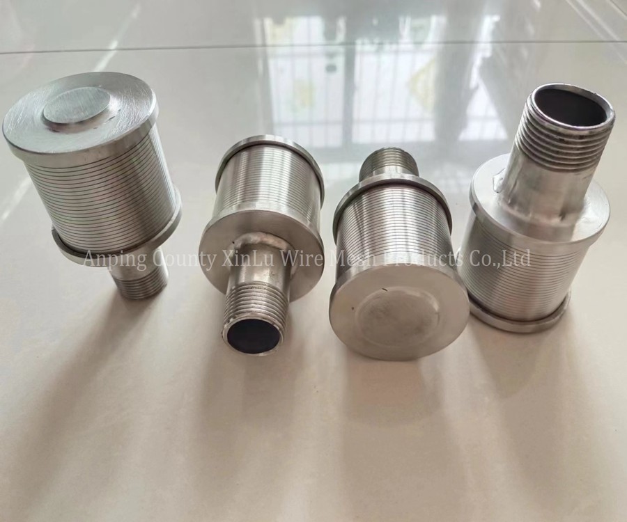 Stainless Steel 316L Screen Nozzle Shape Wedge Wire Johnson Screen with Contunous SLot Filter Nozzle