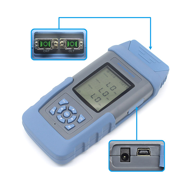 FTTX 1310nm 1490nm 1550nm Wavelength Fiber Optical Pon Power Meter for in FTTX and FTTH