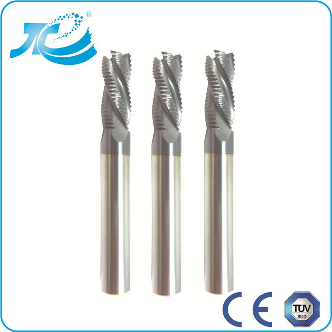 3 / 4 Flute End Mills Air or Oil Cooling Mode , Tungsten Steel End Mills
