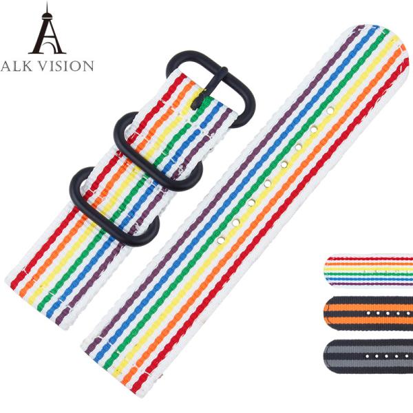 Canvas Nylon Band for Watch Watchband Sports Strap Belt for Women Men Watches