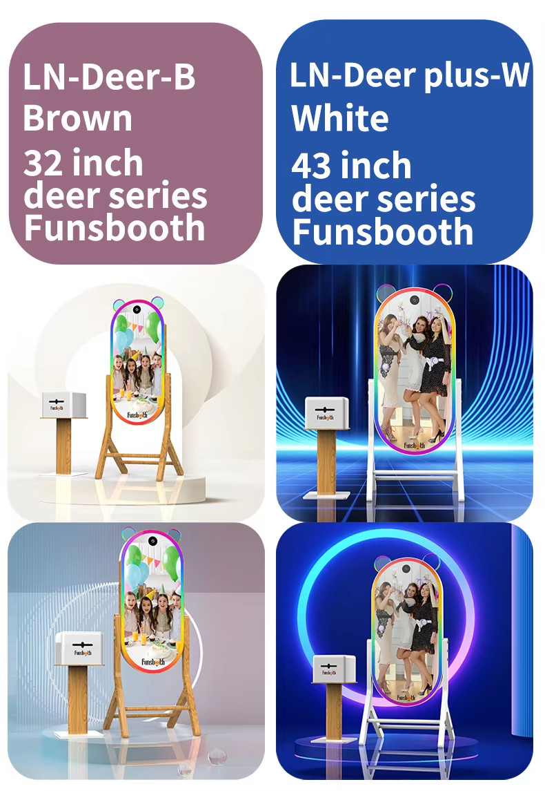 43 INCH Touch Screen HD Camera Selfie Mirror Photo Booth For Wedding And Party