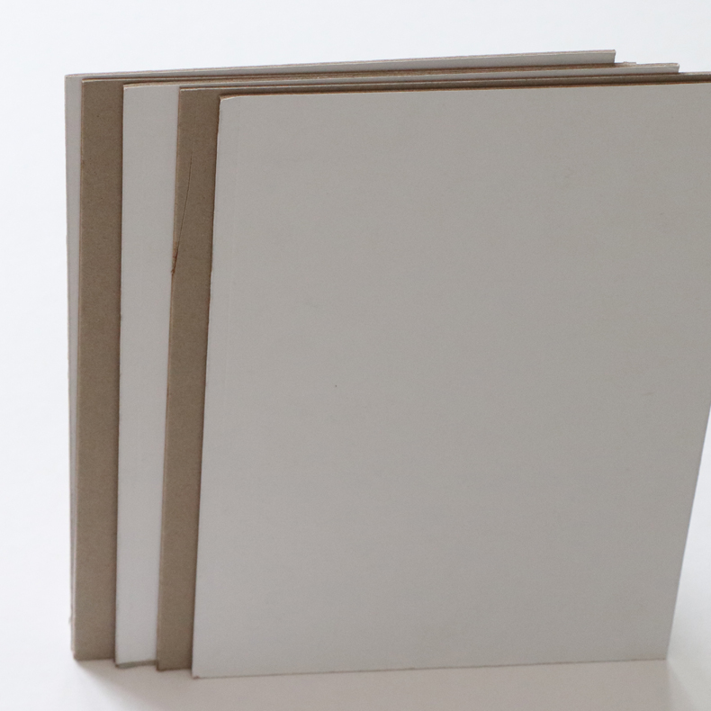 grey board laminated with duplex board 