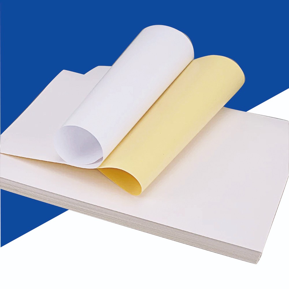 Color A4 Premium 100% Wood Pulp High Adhesive Sticker Paper Letter Size Vinyl Sticker Paper