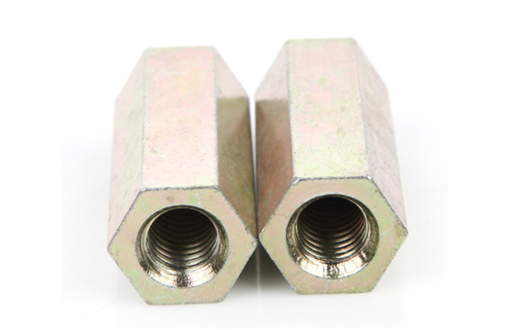 Color Zinc Plated Long Hex Coupling Nuts DIN6334 Hex Long Nut Connecting Nut