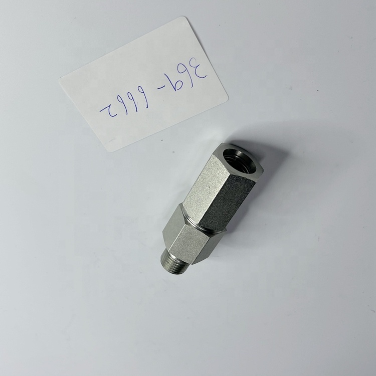 CAT320D CAT330D Excavator Fuel Rail Pressure Check Valve 3696662 for After Service