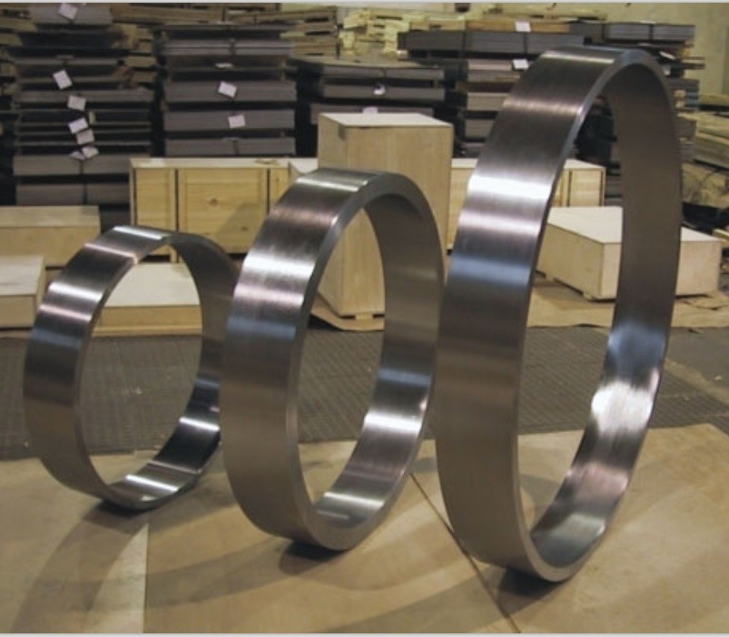 Die Forging 4140 4340 Hardned Surface OD2500mm Heavy Sized Steel Rolling Rings