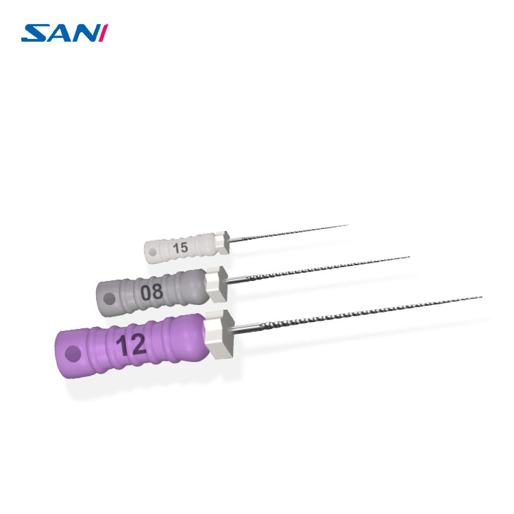 Stainless Steel Super C Dental Hand Files 6pcs/ Pack For Endodontics