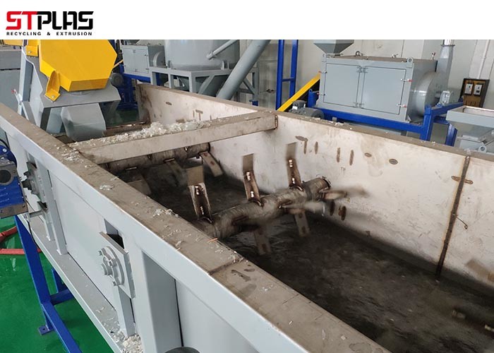 Fast LDPE Waste Film Plastic Recycling Machine And Washing machine With Long Service