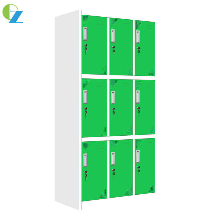 Knocked Down Cam lock Metal Locker cabinet Colorful 1850mm Height