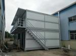 Durable Folding Container House Prefab Shipping Container Homes Fire Resistant