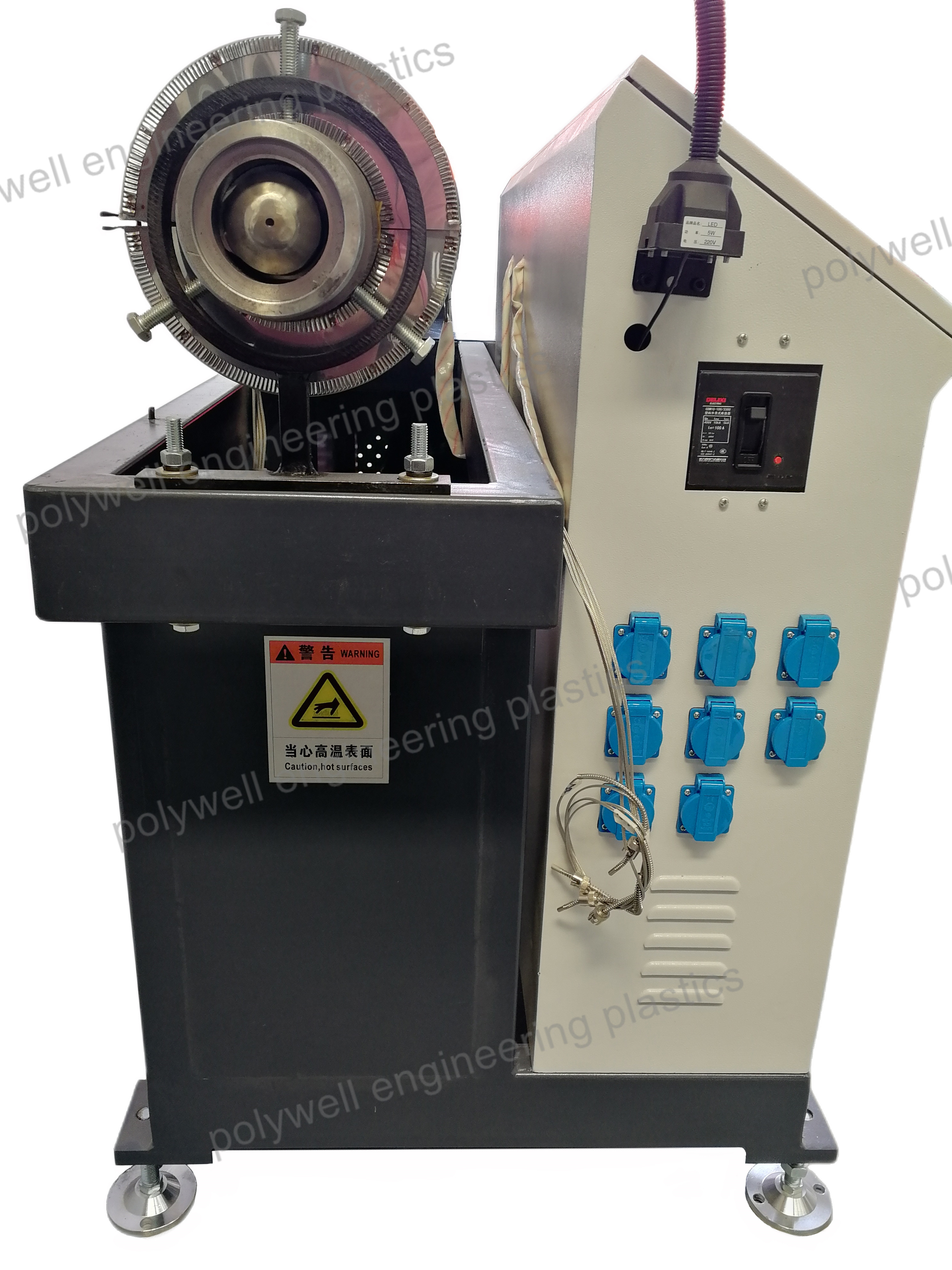 Polymer Extruder Machine / Heating Barrier Profiles Extrusion Machine
