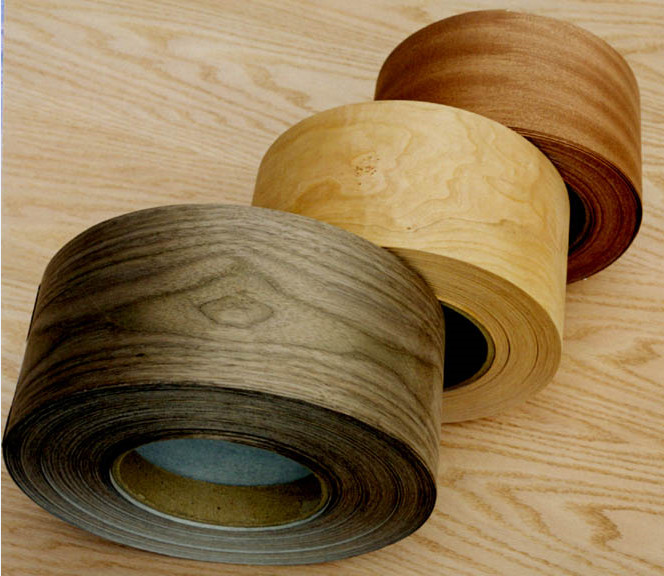 Profile Wrapping Veneer Edgebanding Veneer Rolls for Wood Moulding Baseboard Handrail Doors