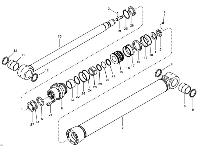 VOE14589140 Excavator Seal Kit , EC330B EC360BLC EC380D Repair Kit