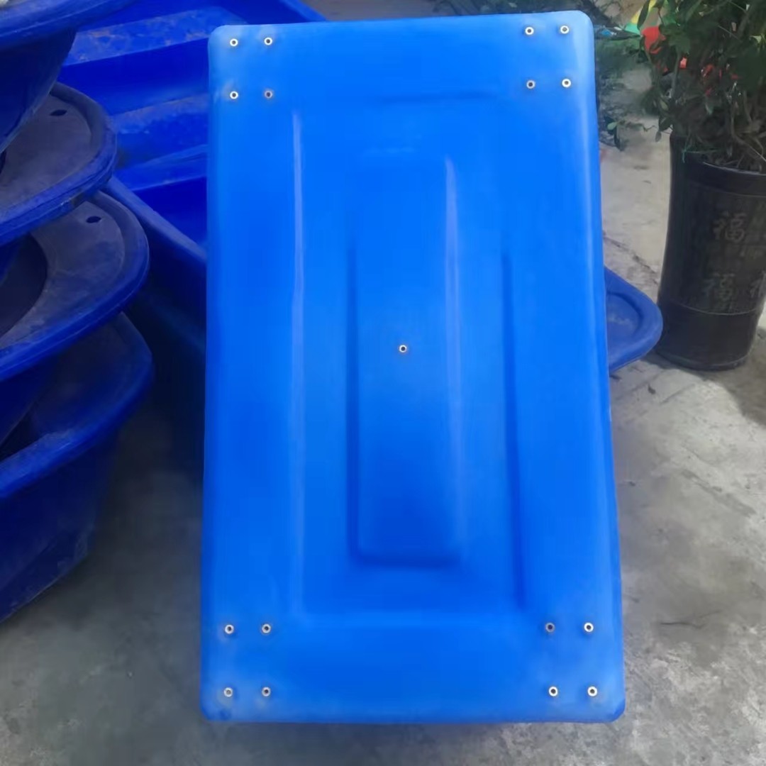 Customized Rotational Molding 300kg Recycling Plastic Laundry Storage Cart With Insert