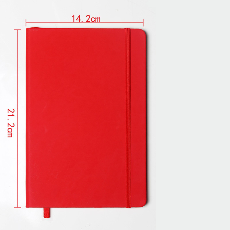 Leather Cover Soft Business Office Hardcover Student Gift Notebook with UV Color Printing