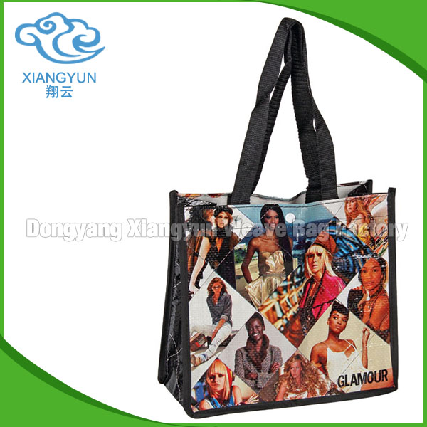 Foldable Grocery Shopping Bag Merchandise Reusable Pp Non Woven Lamination Bag