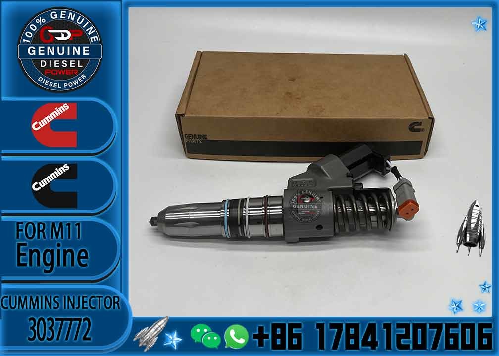 NINE Brand Diesel High quality 3037772 common rail injector 3037772 Auto Parts injector