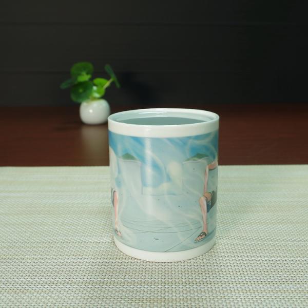 Stocked cartoon ONE PIECE luffy color changing coffee mug magic photo mug