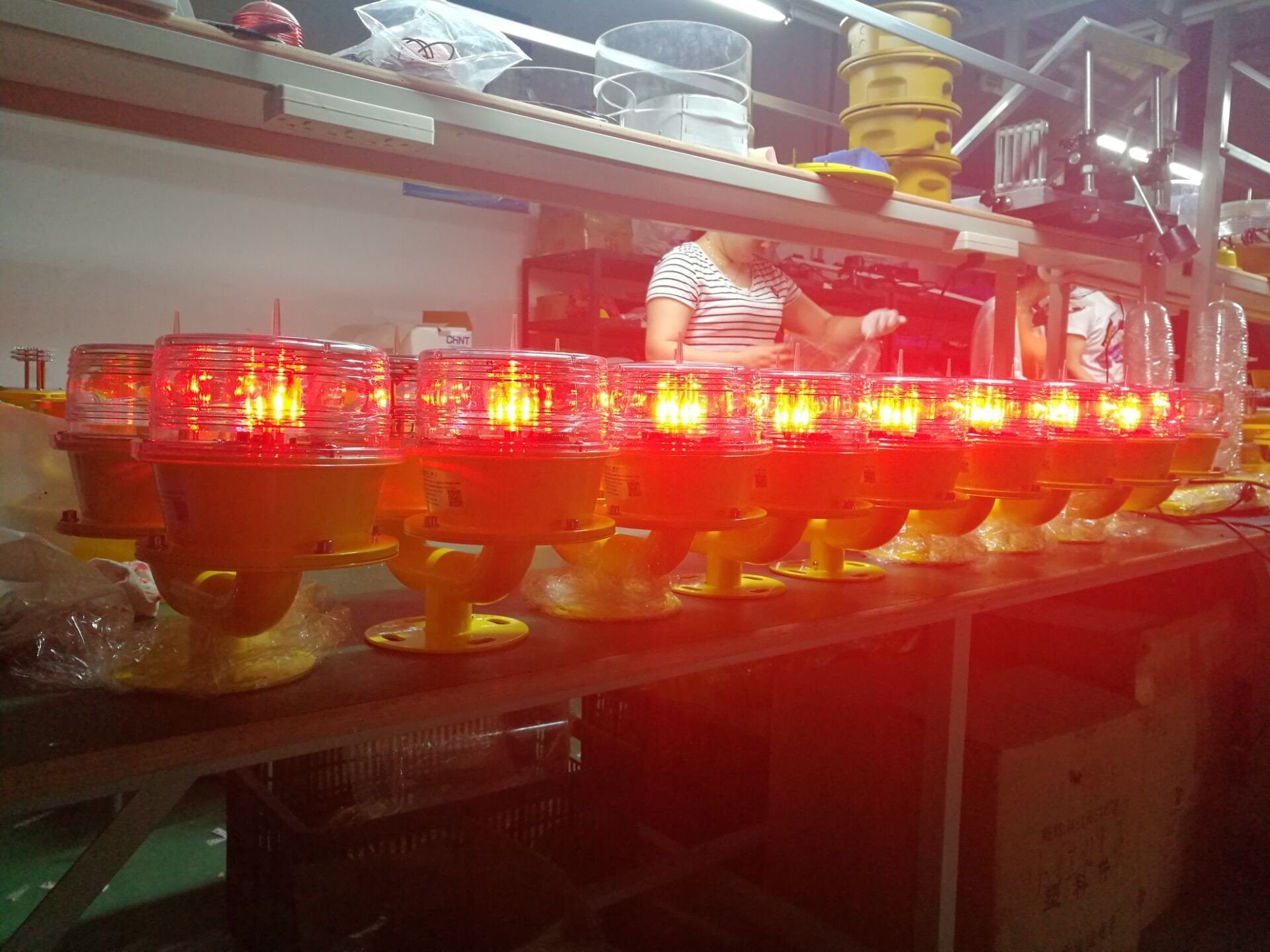 Low - Intensity Solar Obstruction Light / 3W Double Aircraft Warning Light