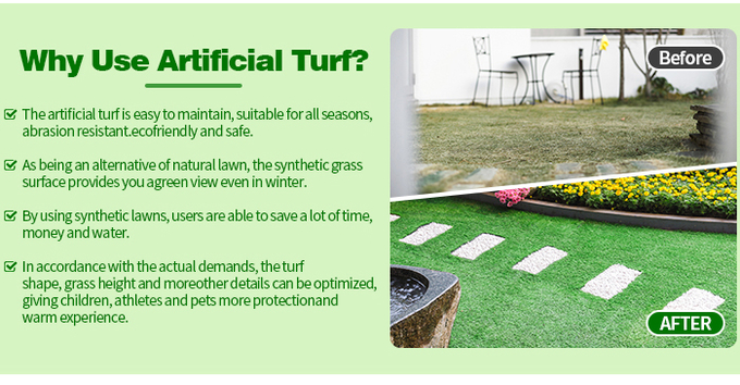 Decorative Artificial Synthetic Green Grass Turf for Wedding Party 8