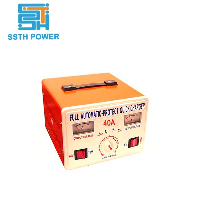 General Maintenance 40a 12v 24v 48v Automatic Battery Charger For Lead Acid Batteries