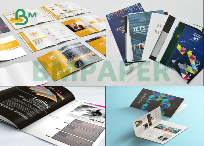 C2S Glossy Art Paper 12pt 15pt For Book Cover 1000mm 1200mm Roll 
