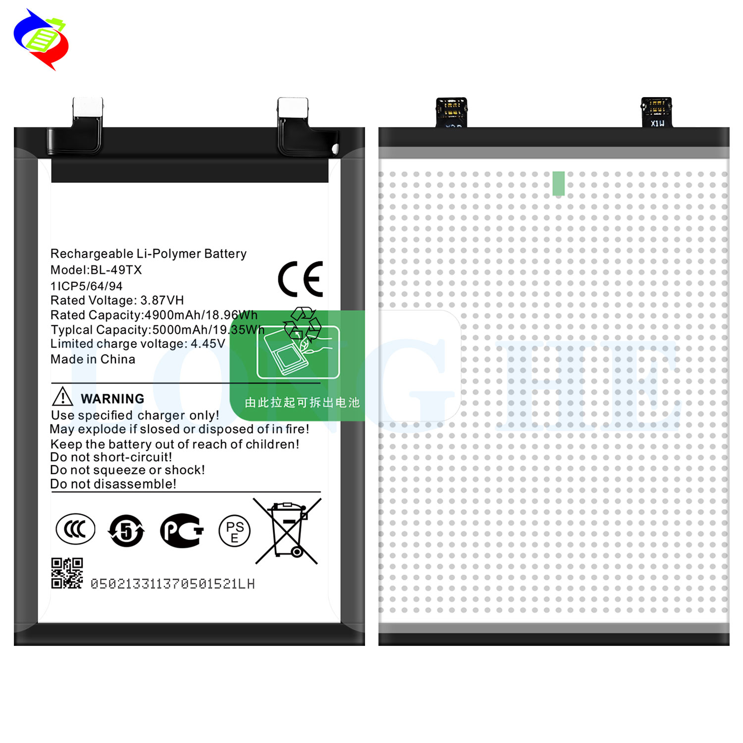 100% Compatible BL-49TX 5000mAh Batteries for Infinix Note 30 5G Note 30i X6711 X6716