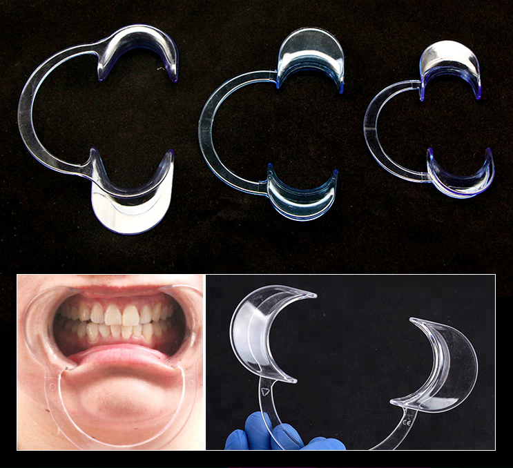 Plastic C Shape Disposable Dental Cheek Retractor Mouth Opener The Game-Changer for Medium/Large Orthodontic Procedures