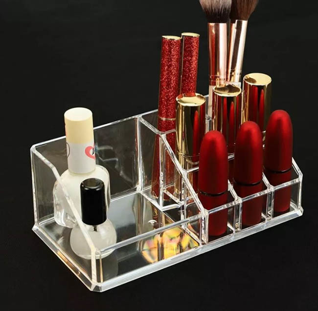 Makeup Cosmetics Acrylic Organizer Box Lipstick Storage