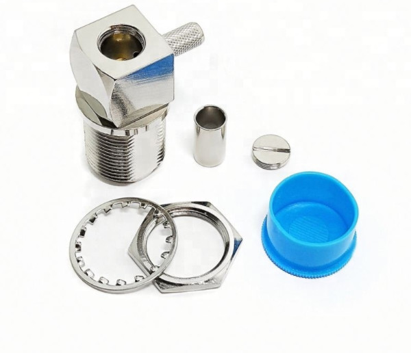 N Female Bulkhead With O-ring Connector to UFL 20cm Length 1.13mm Coaxial Cable Assembly