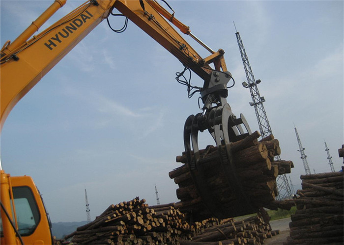 Long Durability Logging Grapple Excavator Log Grab Electric Hydraulic Grab