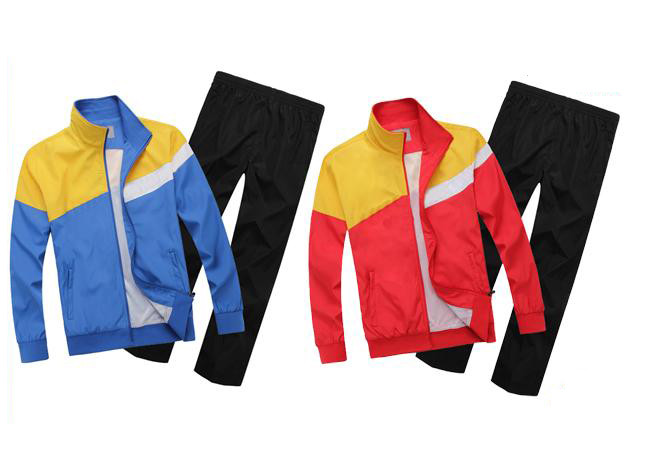 Jersey Fabric Youth Sports Uniforms , Waterproof Long Sleeve School Sports Apparel
