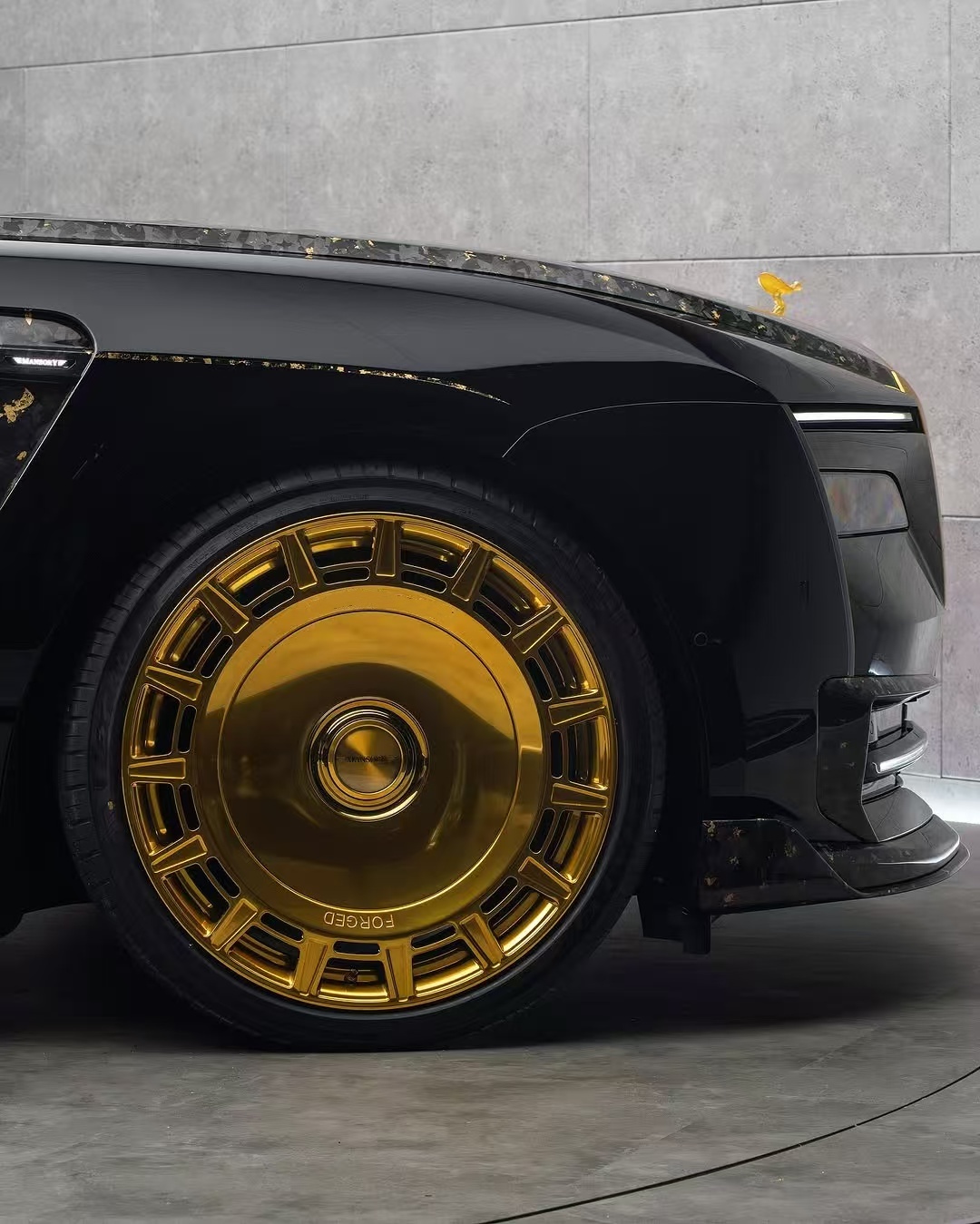 Spectre Rolls Royce Wide Body Kit MSY Style Front Lip Diffuser Spoiler Hood