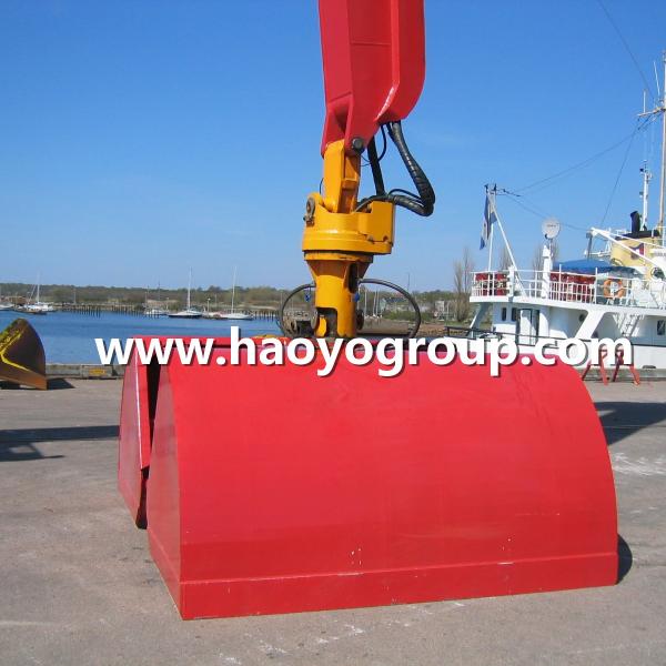 Excavator Rotated Hydraulic Clamshell Grab Bucket