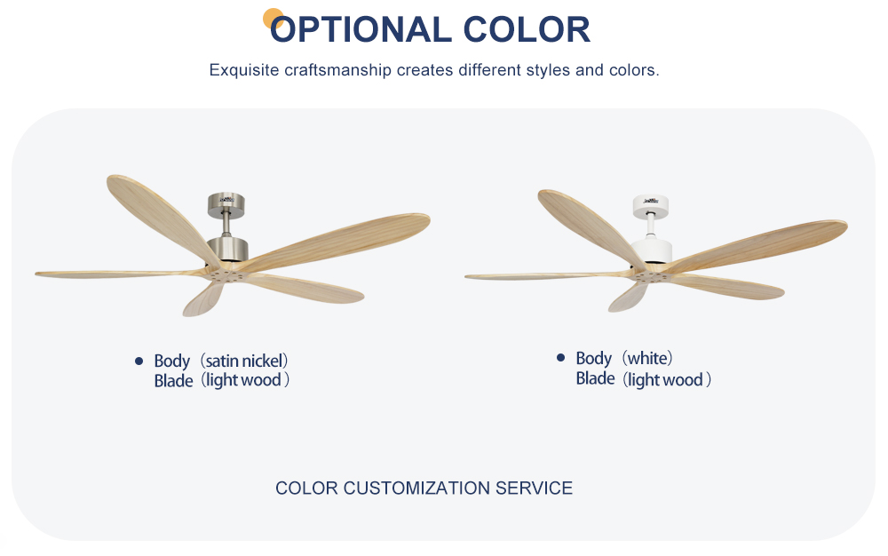 Home Hotel Office Ceiling Fan with Remote Control and Low Noise Operation by 1stshine
