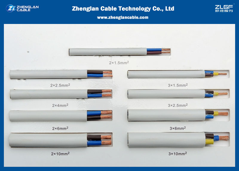 Low Smoke Cable with PVC Insulated / Code designation: 60227 IEC 53 (International),RVVB 300/500v(China)