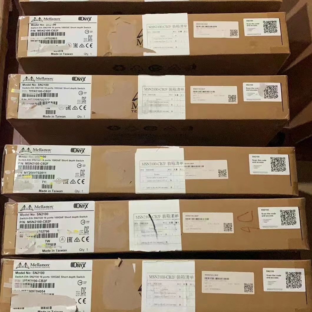 100GE Brodcade Fiber Switch MSN2100-CB2F SN2100 Commutator 16 Ports