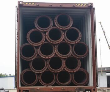 new patent technology special for dredging no leakage hdpe flared pipe