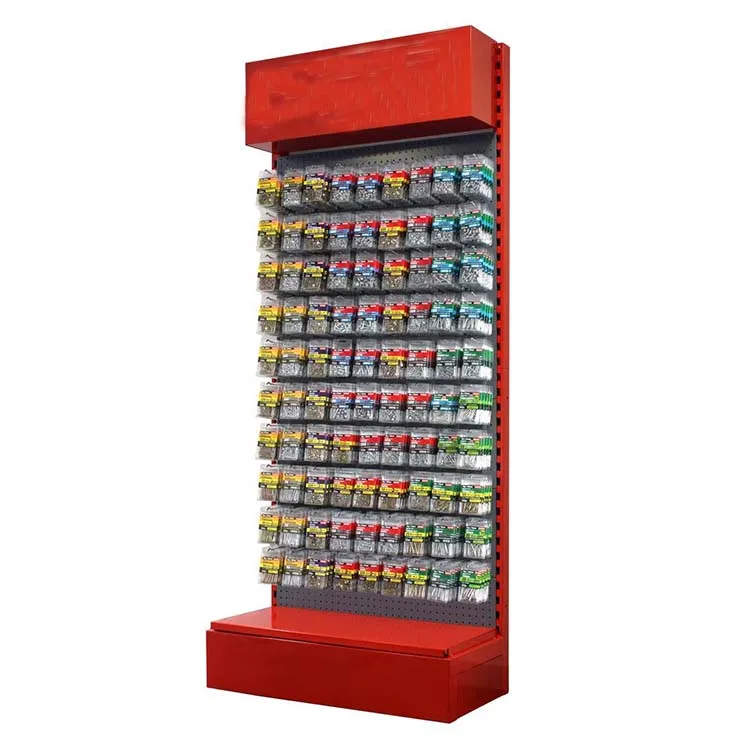 Factory custom display stand display boards shelve hardware product display racks