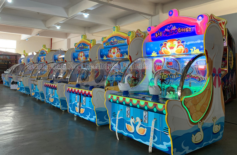 Big White Goose kids game Coin Operated Arcade Ticket Redemption Games Machine