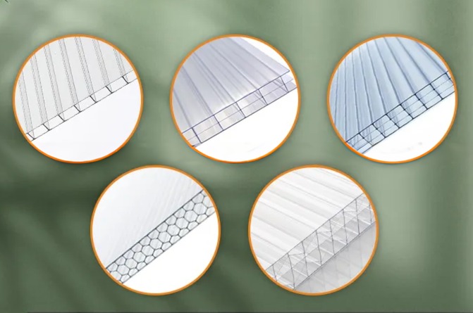 PC Plastic Polycarbonate Sheet Multi Span Hydroponic Greenhouse