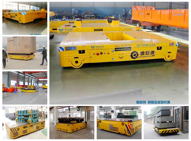 trackless transfer bogie carriage 
