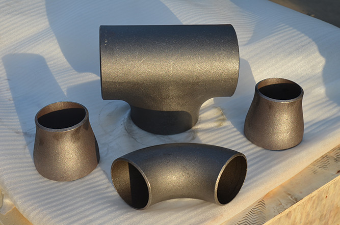 Hot Pushing DIN EN10253 Mild Steel Pipe Fittings Elbow Tee Reducer Cap