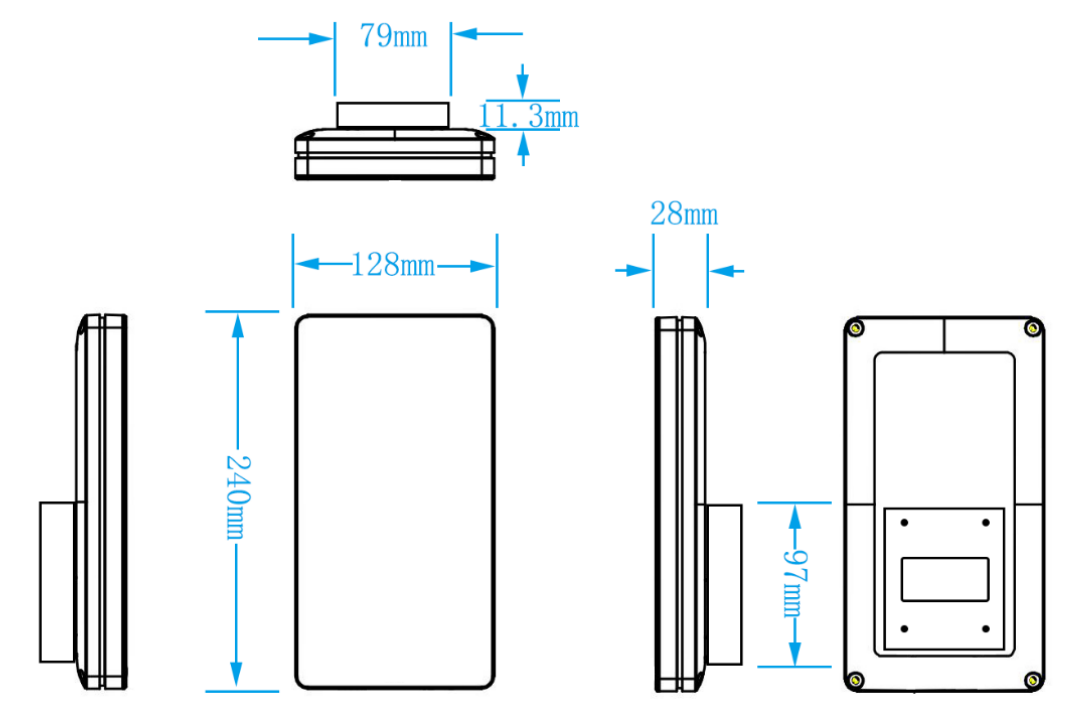 XP2020 Face Recognition Temperature Thermometer