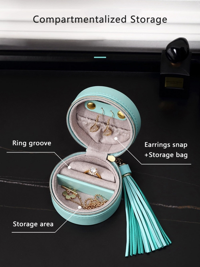 Handmade Portable Travel Jewelry Case