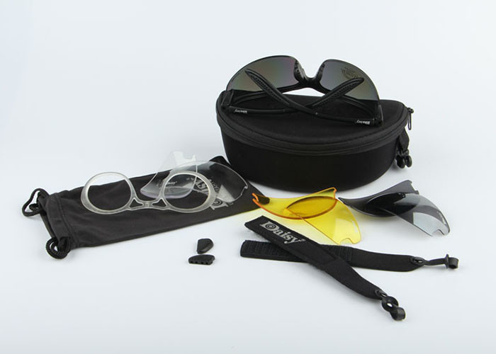 Desert Storm Military Safety Glasses , Tactical Shooting Glasses Light Weight