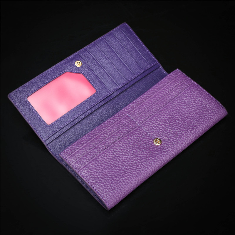 Men'S Handmade Rfid Blocking Genuine Leather Wallet